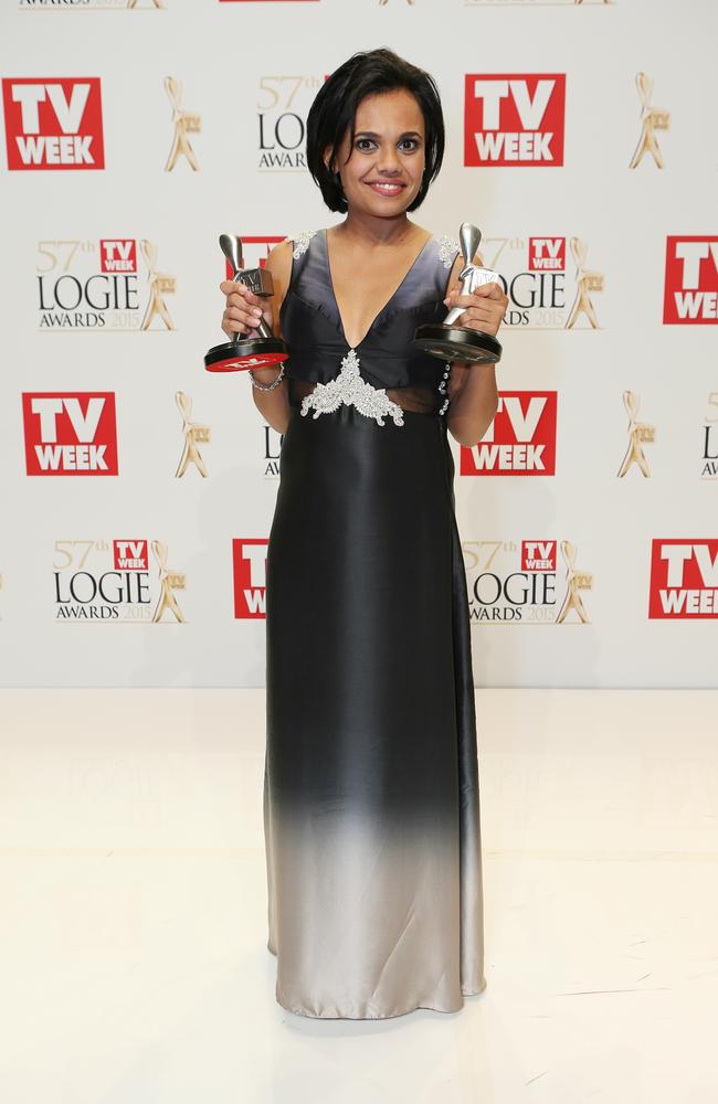 2015: Miranda Tapsell. Picture: Julie Kiriacoudis