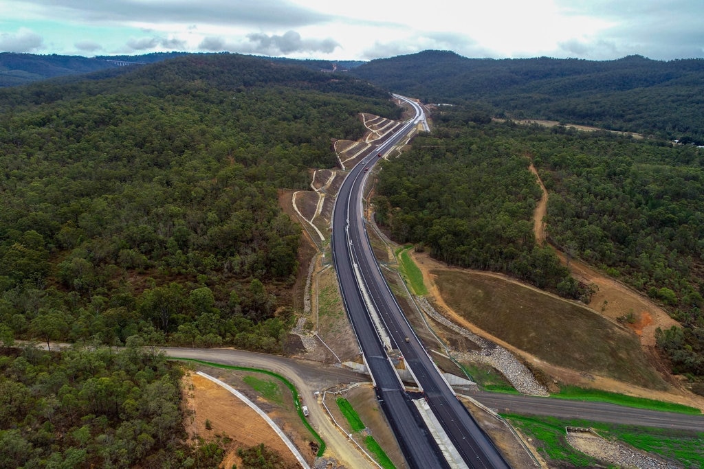 New drone photos show the TSRC construction progressing in October 2018. Picture: Nexus TSRC