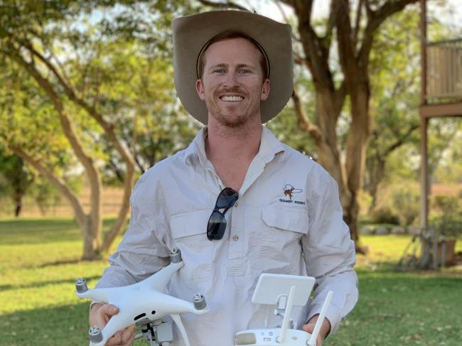 SkyKelpie founder Luke Chaplain is on a mission to commercialise drones for mustering cattle, and will speak about his progress so far at EvokeAg, running in Adelaide on February 21 and 22. Picture: Supplied