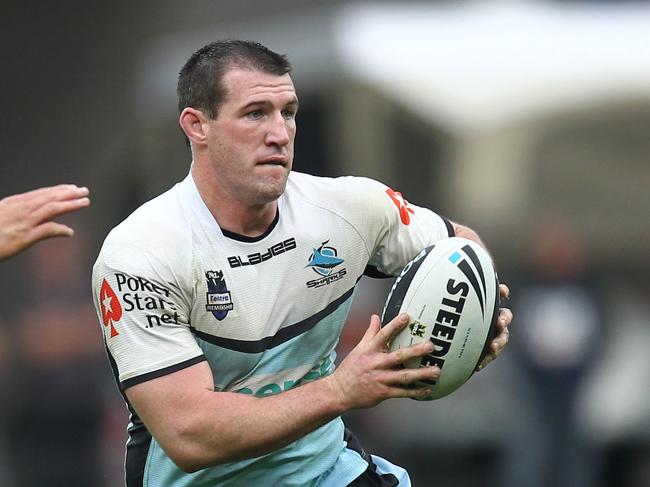 Paul Gallen played for Cronulla during the peptides scandal. Picture: AAP/Action Photographics/Brett Crockford