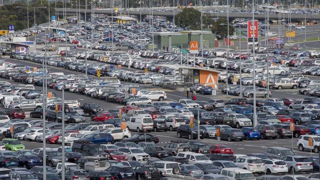 Melbourne Airport’s parking revenue continues to rise. Picture: Jason Edwards