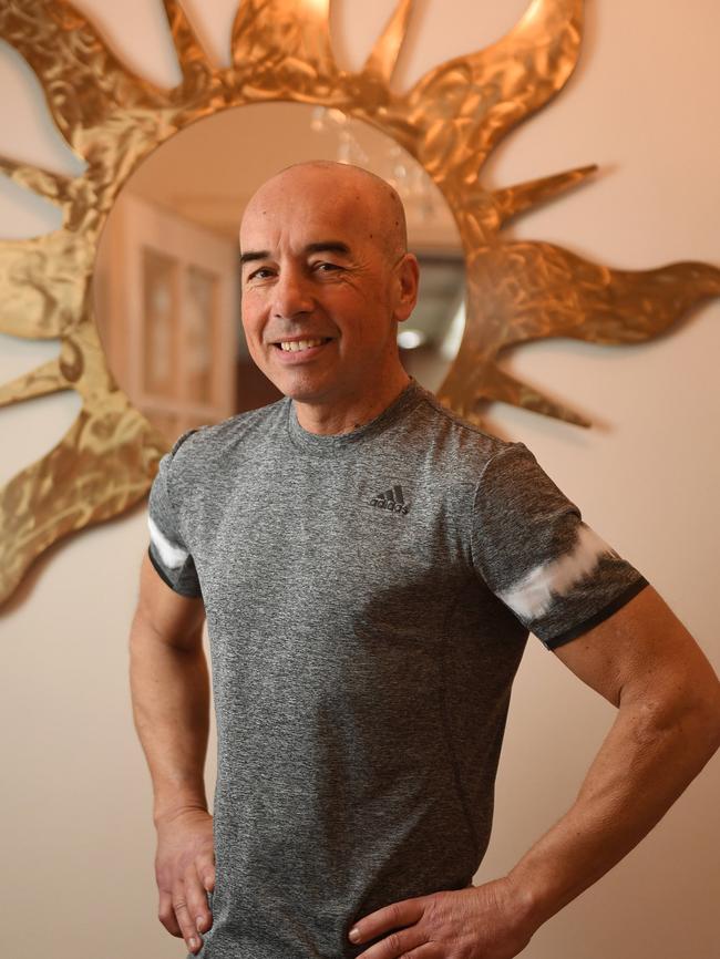 Boxing coach Paul Panos, the first outpatient at the new Royal Adelaide Hospital. Picture: Tom Huntley