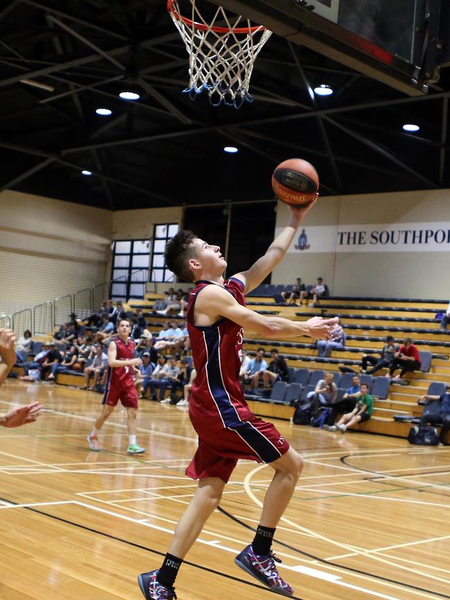 TSS basketball star Preston Le Gassick. Photo by Richard Gosling.