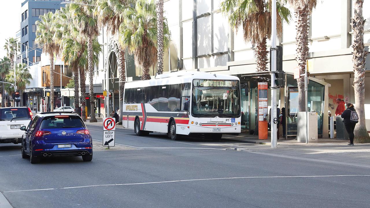 There is a push to move the Moorabool St bus exchange to the middle of the street. Picture: Alan Barber.