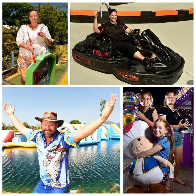 Try out Townsville Mini Golf &amp; Fun Park, Pitstop Karting, Townsville Barra Fun Park and Kingpin for some holiday fun.