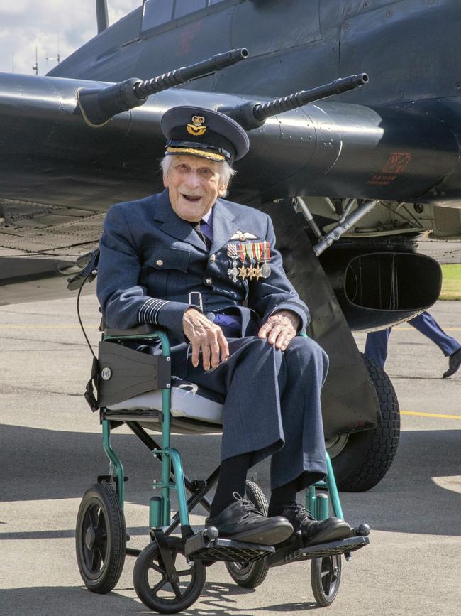 Mr Hemingway passed away on Monday. Picture: UK MOD via AP