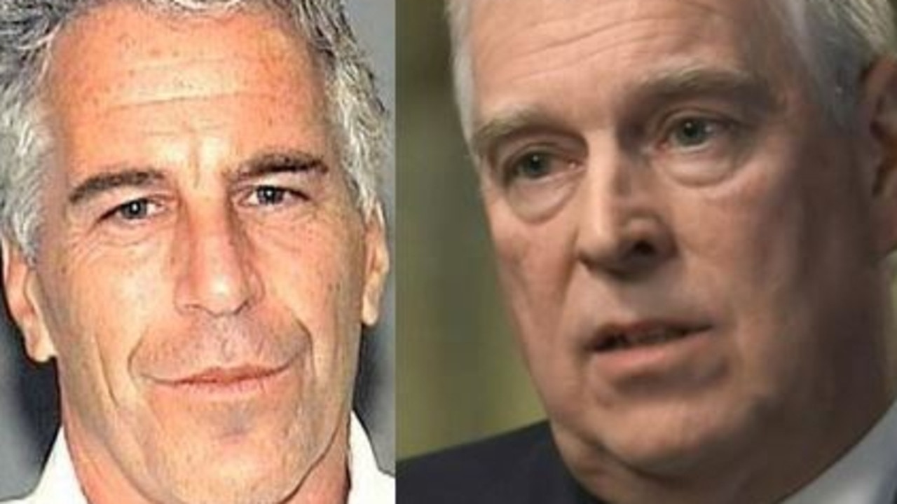 Prince Andrew and Jeffrey Epstein. Picture: Supplied