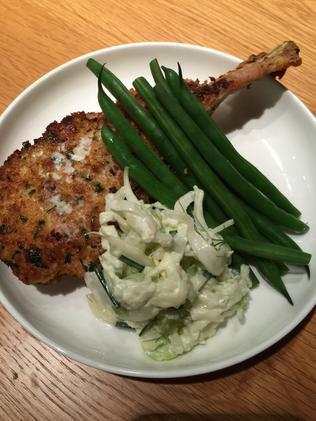 A favourite of many, crumbed pork cutlets.