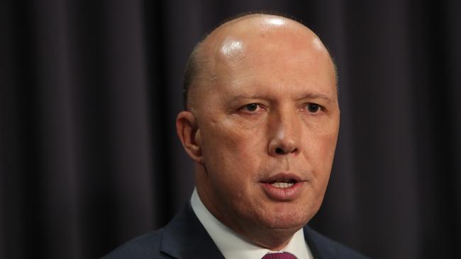 Minister for Home Affairs Peter Dutton told <i>The Australian</i> the Five Eyes partners will look at offensive cyber capabilities to disrupt and close down paedophile networks and live streaming of child sex abuse. Picture Kym Smith