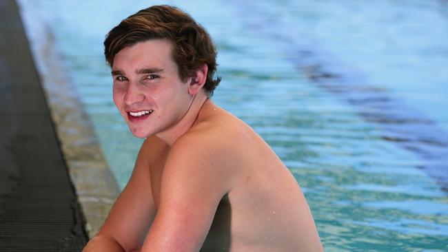 Declan Grohala is a 17-year-old swimmer from Hammondville. Picture: Ian Svegovic