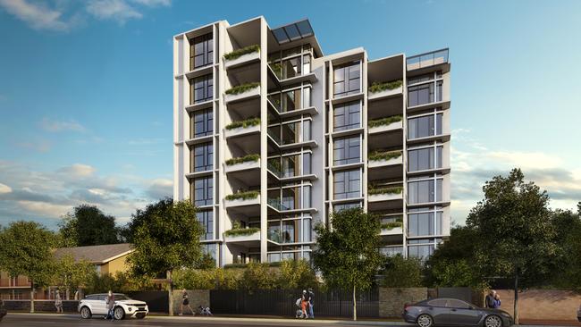 250 East Terrace apartments. Supplied to The Advertiser Real Estate Magazine by Harcourts Brock Estates.