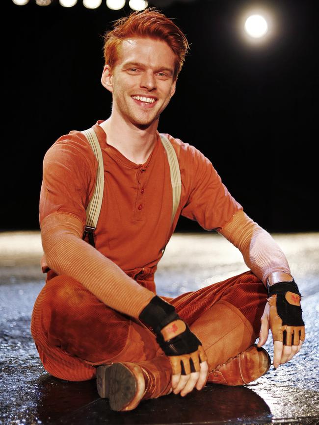 Puppeteer Samuel Parker. Picture: Sam Ruttyn