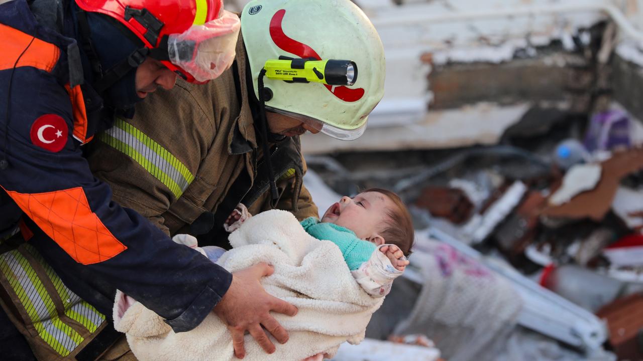 Australia has allowed $18 million in foreign aid for Turkiye and Syria following the devastating earthquake. Picture: AytugCan Sencar/Anadolu Agency