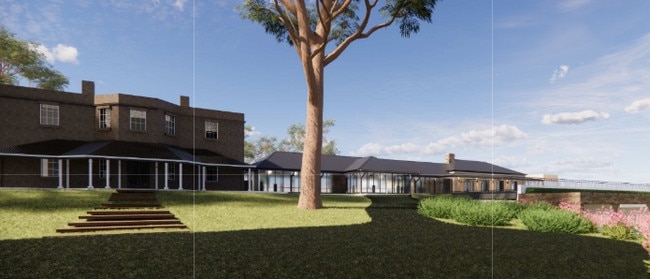 A proposal for Kingsford The Barossa would see the existing tourist accommodation facility upgraded to feature an additional nine guest suites, day spa, fencing and a redeveloped entrance gate. Picture: JBG Architects