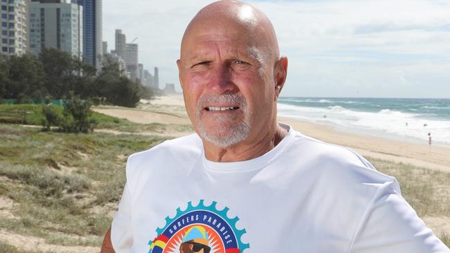 Longtime Surfers Paradise local, nightclub owner Billy James. Picture Glenn Hampson