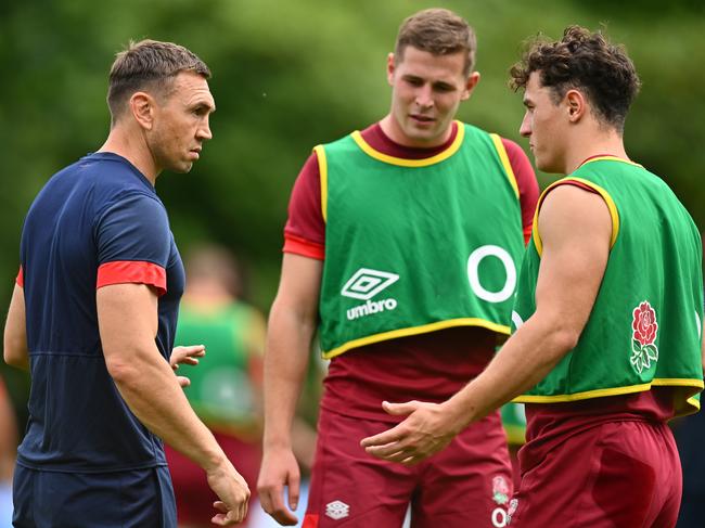 Kevin Sinfield (left) made his expectations clear. Picture: Dan Mullan – RFU/The RFU Collection via Getty Images