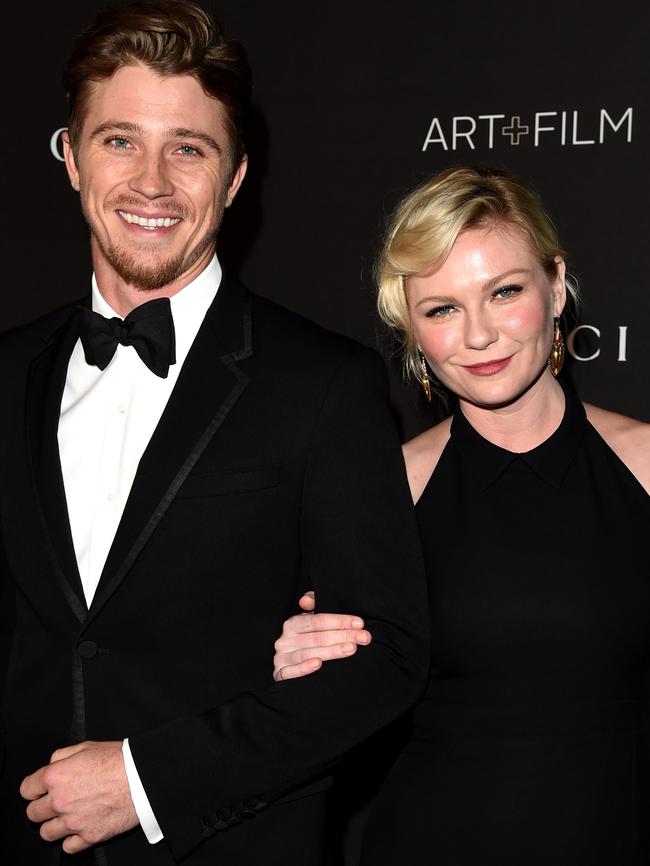 Kirsten Dunst and Garrett Hedlund. Picture: Getty