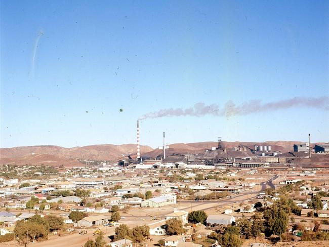 News/property 1971 . Mt Isa Queensland.Mount Isa is a city in the Gulf Country region of Queensland, Australia. It came into existence because of the vast mineral deposits found in the area. Mount Isa Mines (MIM) is one of the most productive single mines in world history, based on combined production of lead, silver, copper and zincNeg no CT/R/8087.Picture by Ted Holliday.The Courier-Mail Photo Archive.Scanned December 2011