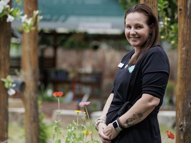 Early Learning teacher Kasey Paterson at Sparrow Early Learning Centre at Tewantin. Picture Lachie Millard