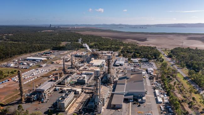 Orica's Yarwun manufacturing facility in Queensland includes a sodium cyanide production plant. Picture: Supplied