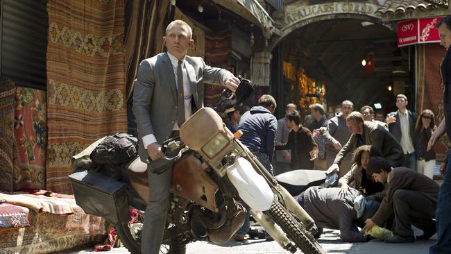 Daniel Craig stars as James Bond in Skyfall.