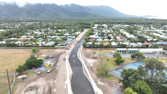 Cairns Regional Council has begun roadwork upgrades of Miami Road, between Trinity Beach Road and Poolwood Road, Kewarra Beach. Picture: Brendan Radke