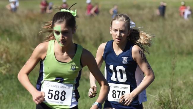 Issy Harte and Ella Rodwell should fight out the 3km. Pic Lizel Moore