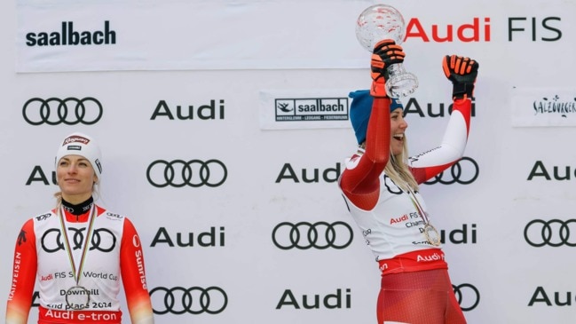 Austrian Hütter takes Saalbach World Cup downhill win, claims Crystal ...