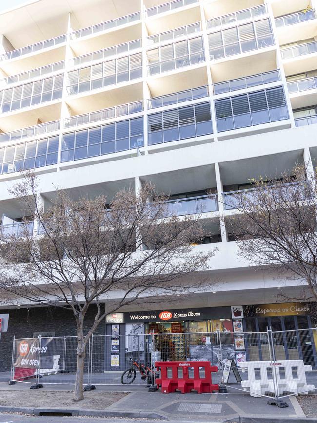 Developers Aland are acccused of having an insufficient waterproofing system. Picture: AAP Image/Matthew Vasilescu