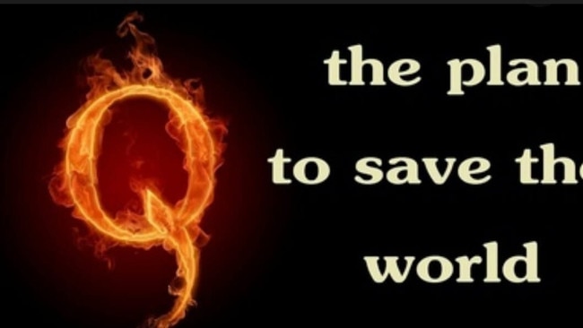 A Qanon photo posted by an IMOP Party candidate.