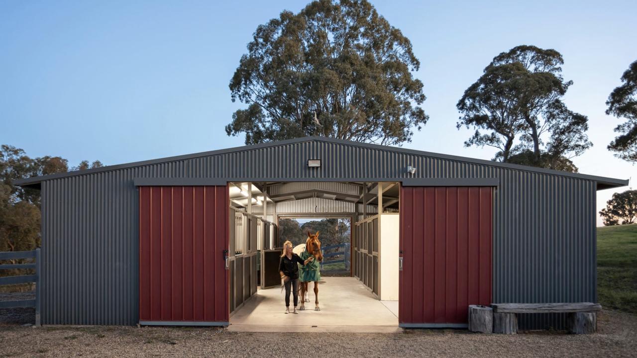 Saddle Up: Take a look at the home’s equestrian paradise.