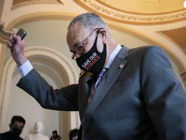 Senate Majority Leader Chuck Schumer. Picture: AFP