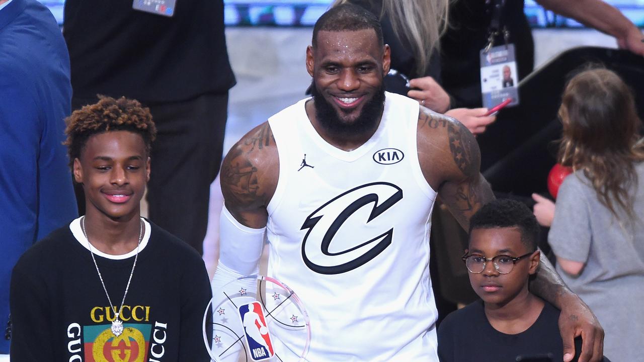 LeBron James hypes hoops skills of youngest son Bryce ...