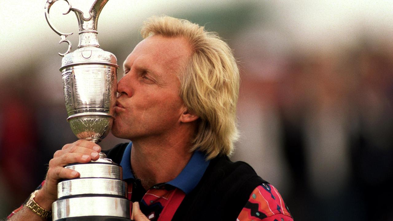 Greg Norman is making a comeback. (Photo by Ross Kinnaird/EMPICS via Getty Images)