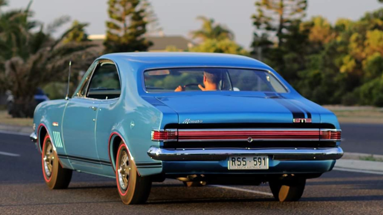 Into the sunset. Con Katranis driving along the esplanade. Picture supplied by Con, Adelaide.