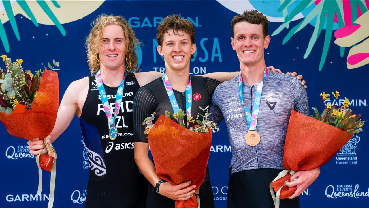 Noosa triathlon 2024: Brayden Mercer claims emotional win | The Cairns Post