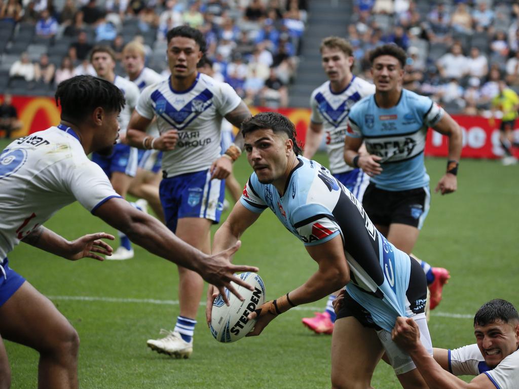 Michael Gabrael helped the Sharks to a Jersey Flegg title in 2024. Picture: Warren Gannon Photography