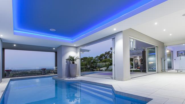 The indoor pool at 10 Ocean Vista Lane, Buderim. Picture: Tracy Boldery – Lamina Photography.