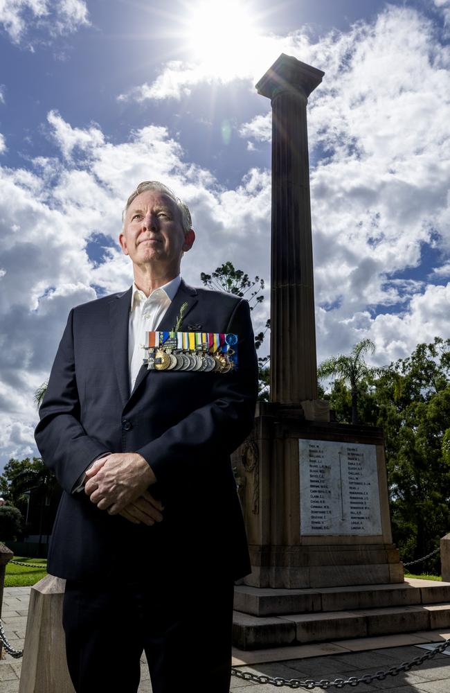 RSL Queensland State President Major General Stephen Day is proud of the work the organisation has done to assist veterans. Picture: Richard Walker