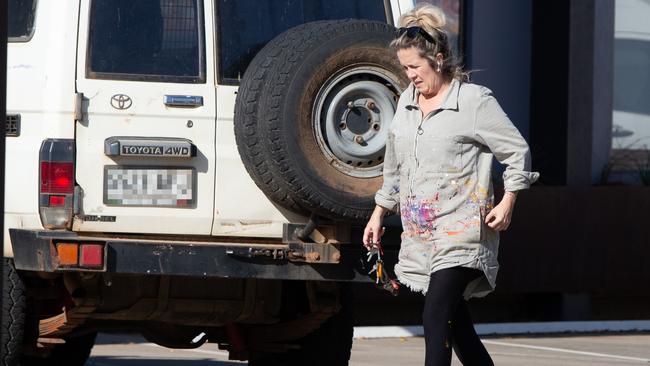 Skye O'Meara at the APY Art Collective in Thebarton, South Australia. Picture: Brett Hartwig