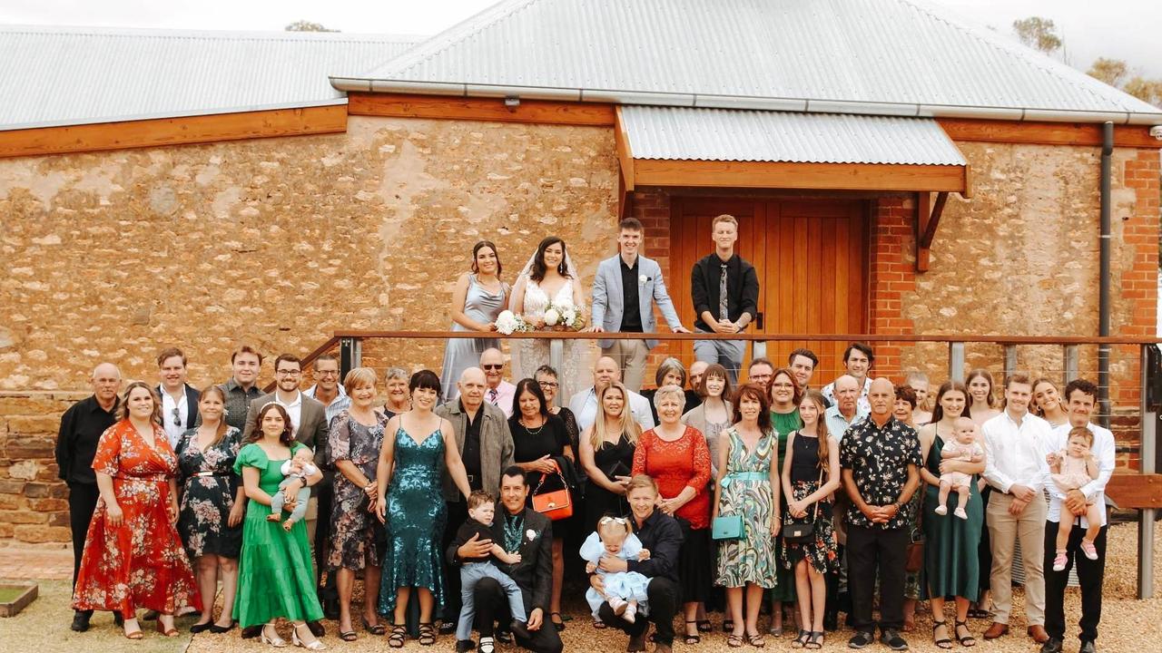 A gathering of 45 helped celebrate the happy occasion. Picture: Mikayla St Onge