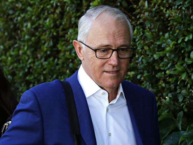 I’m no ghost’.... Malcolm Turnbull in Sydney today. Picture: Adam Yip