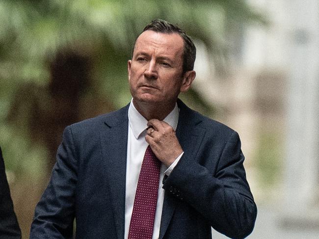 Outgoing Western Australia Premier Mark McGowan. Picture: NCA NewsWire / James Gourley