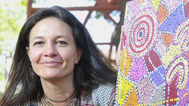 Cecilia Alfonso from the Yuendumu Art Centre.