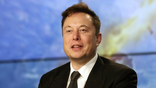 Tesla boss Elon Musk.