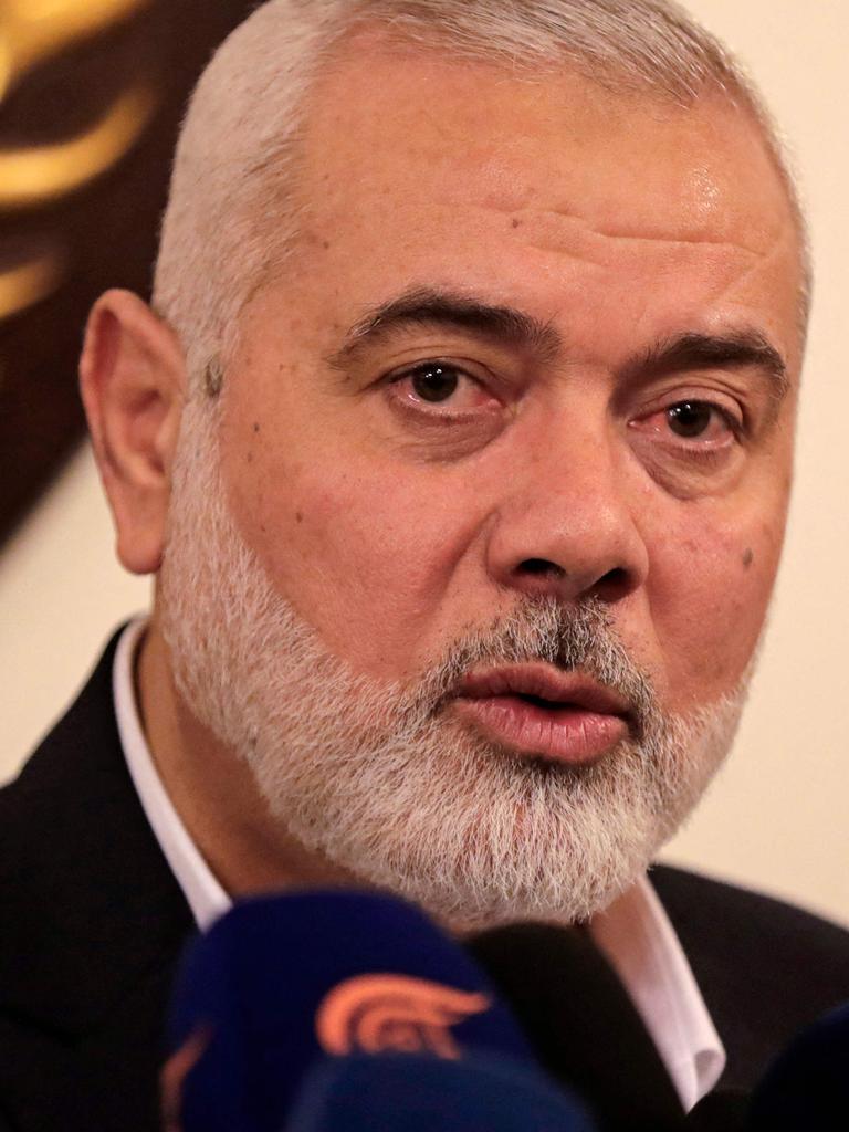 Hamas leader Ismail Haniyeh was killed in Iran. (Photo by ANWAR AMRO / AFP)