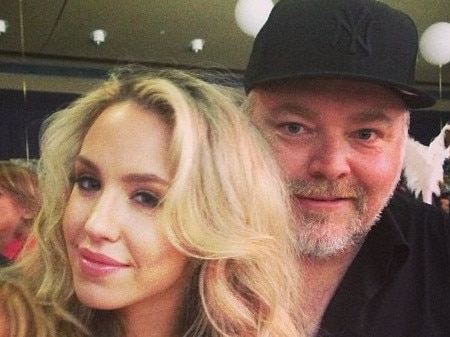 Kyle Sandilands with girlfriend Imogen Anthony at the Stefan Awards night