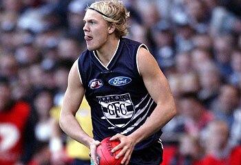 Happier days ... Ablett is officially a Cat no more. Stuart McEvoy