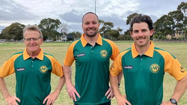 Marty Pask (middle) has been unveiled as the Rovers’ next coach. Picture: ROVERS MEDIA