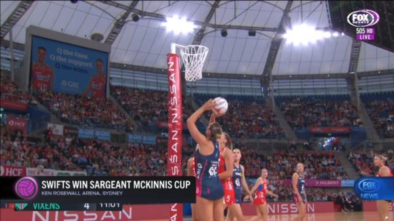Swifts win Sargeant McKinnes Cup